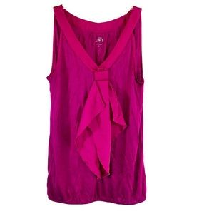 ANN TAYLOR LOFT SLEEVELESS FUSCHIA PINK TOP
